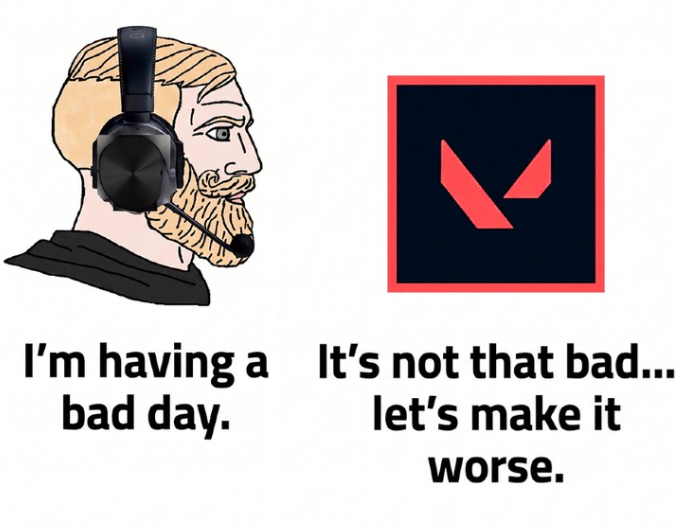 I'm having a It's not that bad... bad day. let's make it worse.