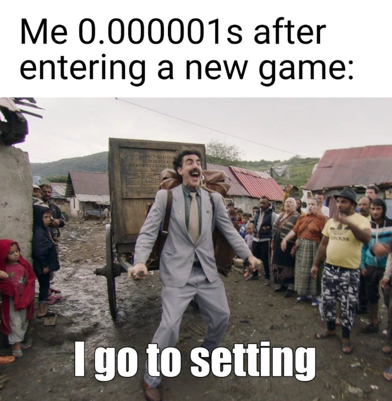 Me 0.000001s after entering a new game: PECT LUHTPA SEAOPYCCKO GRAHEOVPT-HA-OR 3410 I go to setting didas