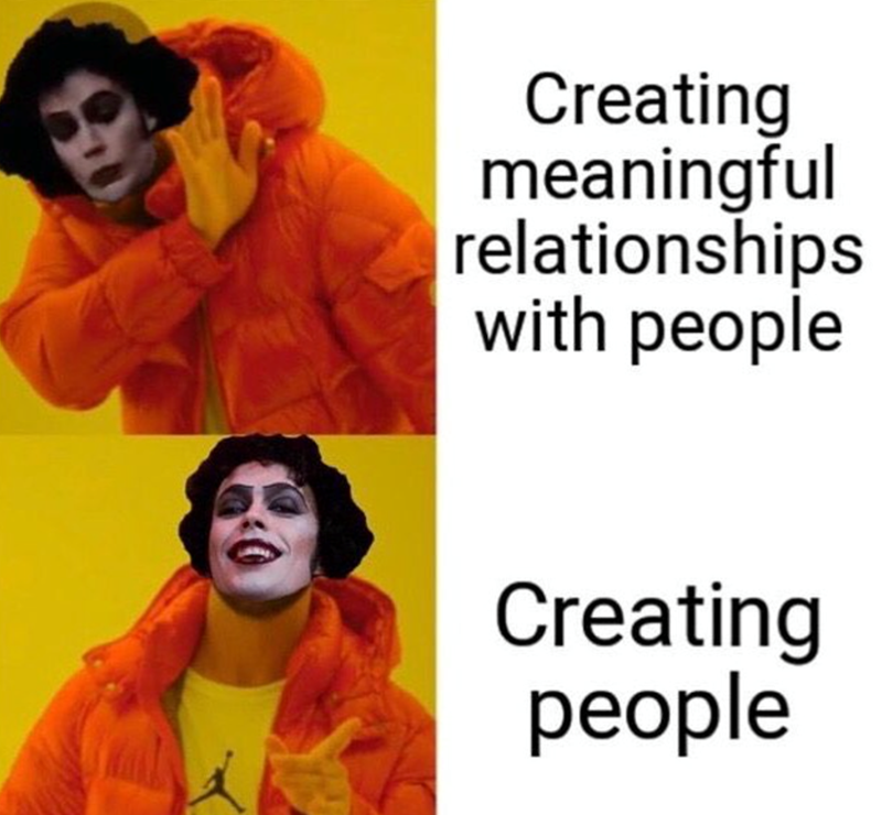 Creating meaningful relationships with people Creating people
