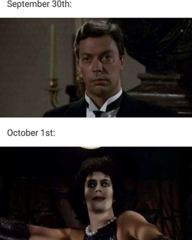 September 30th: October 1st:
