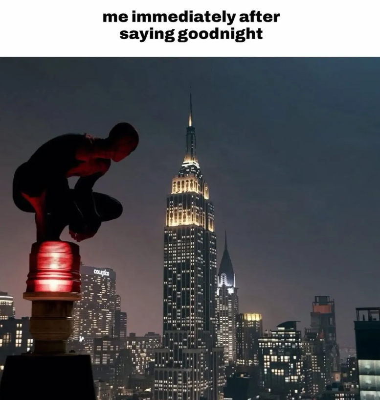me immediately after saying goodnight COLEXICO ==