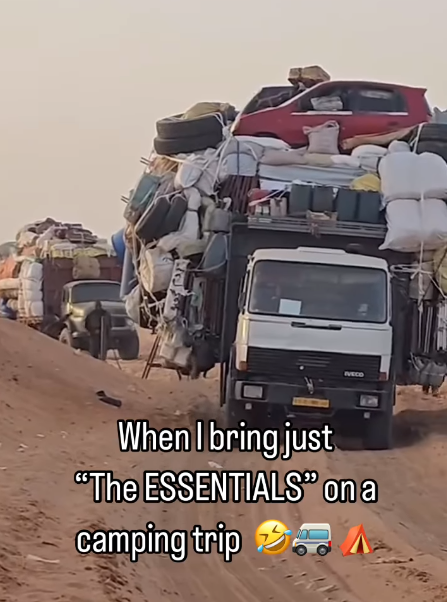 IVECO When I bring just "The ESSENTIALS" on a camping trip