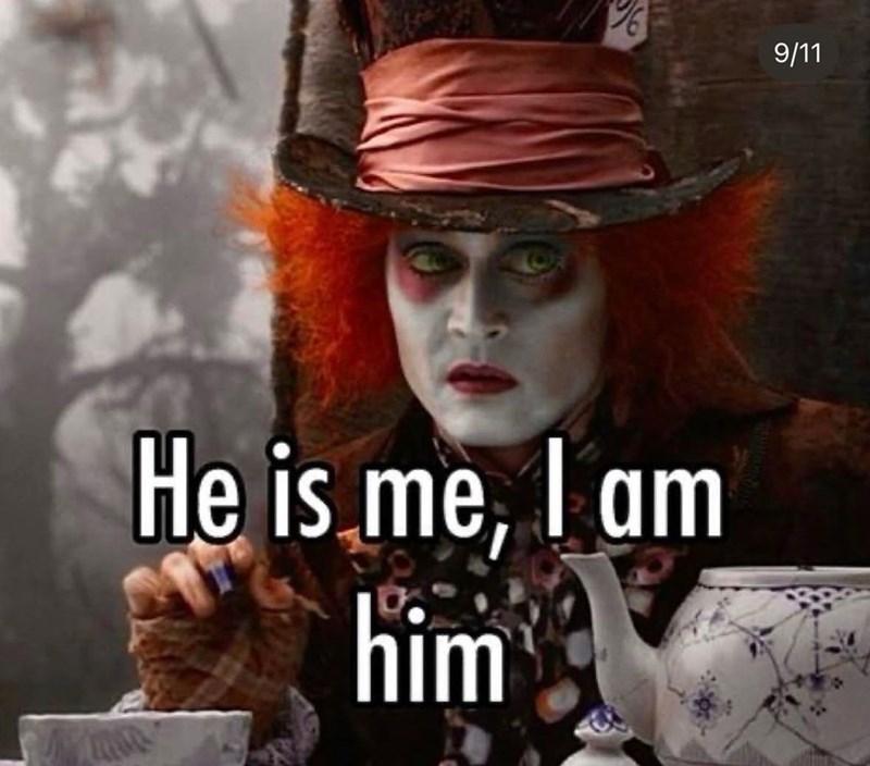 96 164 9/11 He is me, I am him