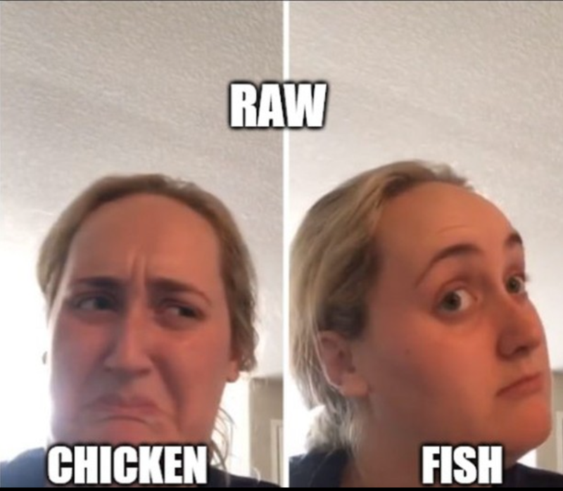 RAW CHICKEN FISH