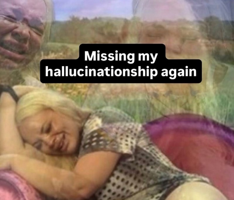 Missing my hallucinationship again