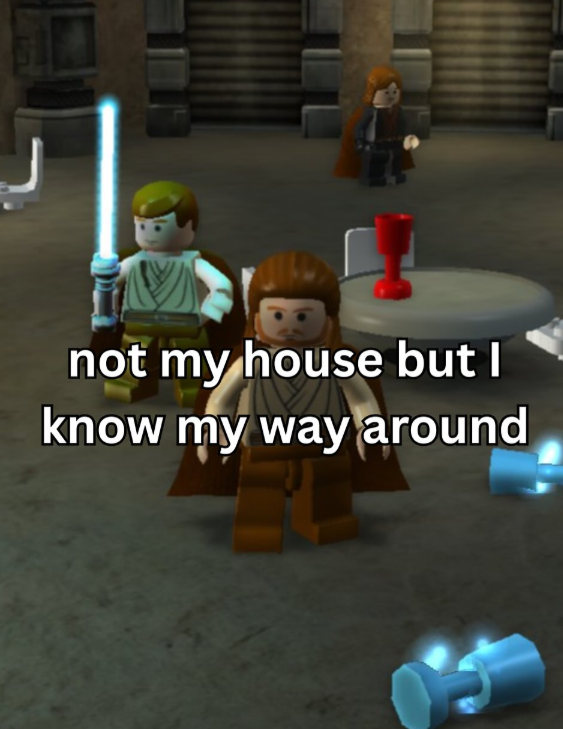 not my house but I know my way around