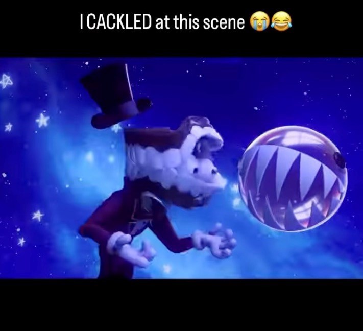 I CACKLED at this scene