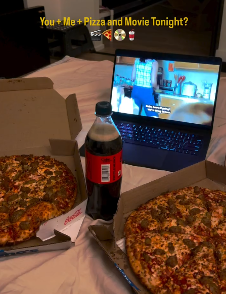 Charcold You+Me+ Pizza and Movie Tonight?