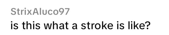 StrixAluco97 is this what a stroke is like?