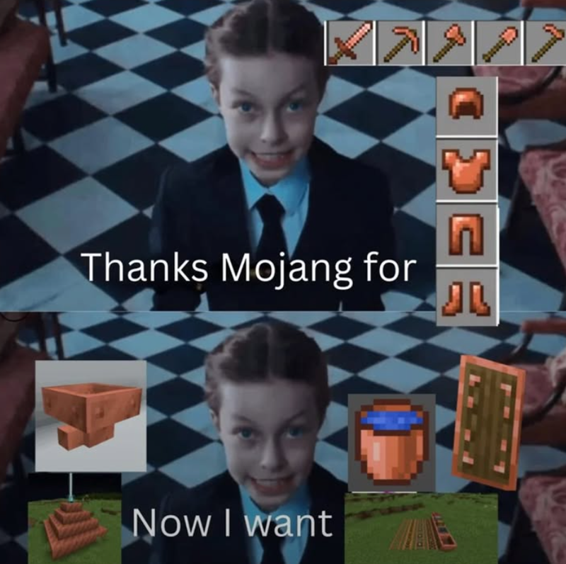 DGB Thanks Mojang for Now I want