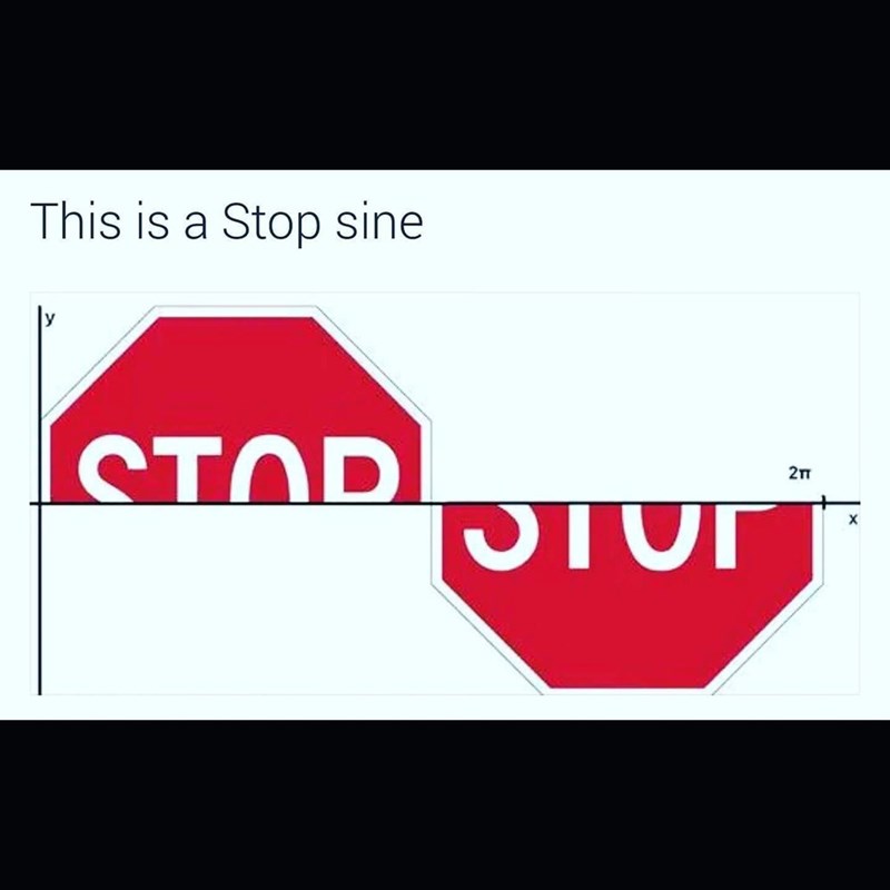 This is a Stop sine STOD TUT 2TT