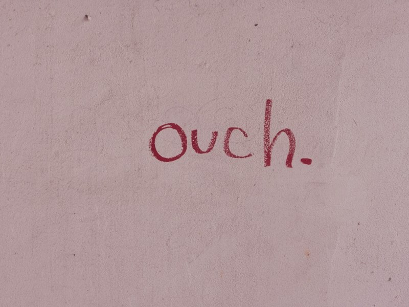 ouch.