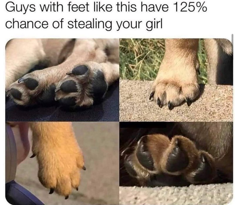 Guys with feet like this have 125% chance of stealing your girl