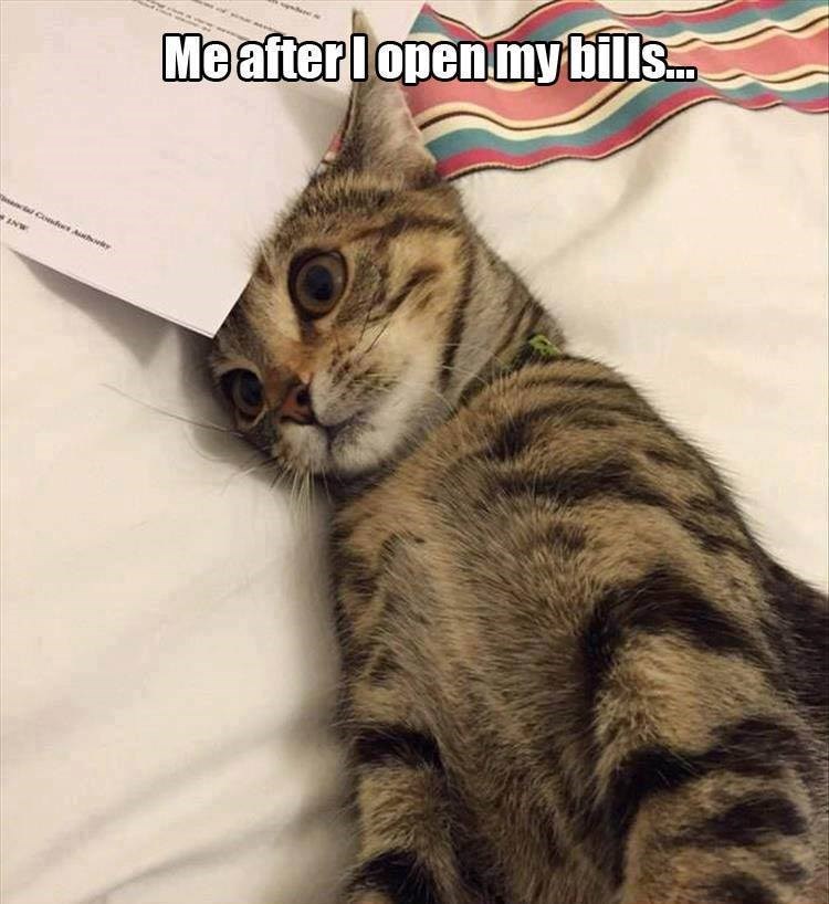 INW Me after I open my bills...