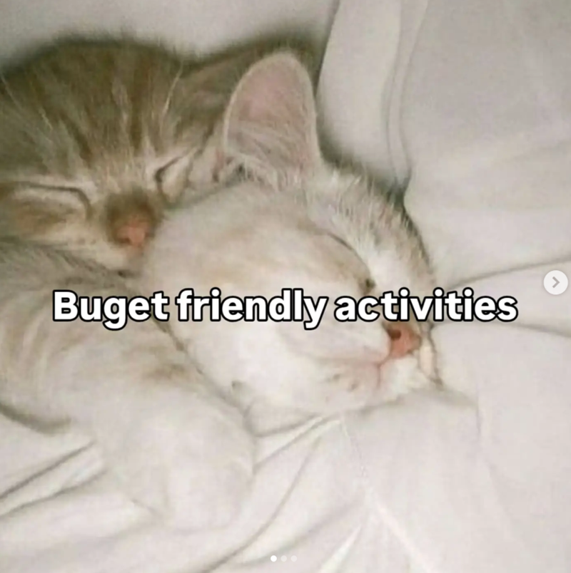 < Buget friendly activities