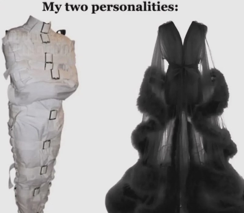 My two personalities: R