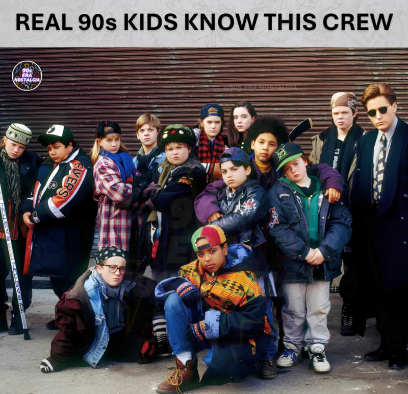 REAL 90s KIDS KNOW THIS CREW 90s ERA NOSTALGIA VERS Q PLEAS EASTON R 0999 ERA NOSTALGIA M