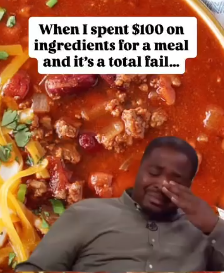 When I spent $100 on ingredients for a meal and it's a total fail...