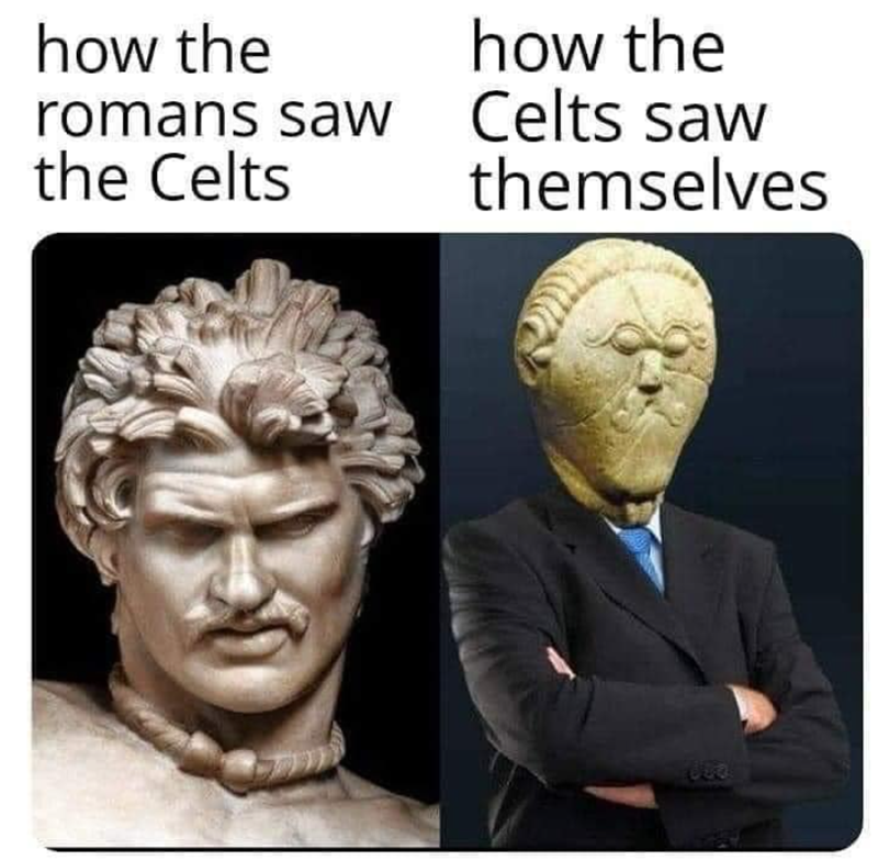 how the romans saw the Celts how the Celts saw themselves 600
