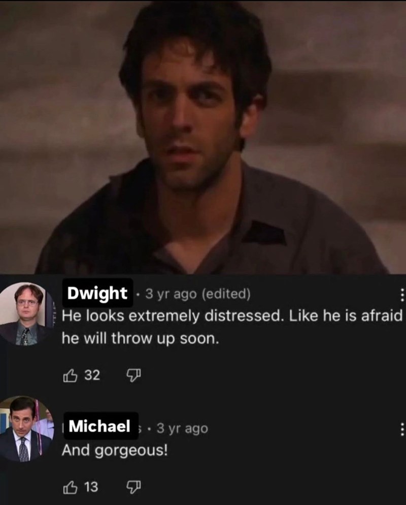 Dwight 3 yr ago (edited) He looks extremely distressed. Like he is afraid he will throw up soon. 奶 32 Michael 3 yr ago And gorgeous! 13