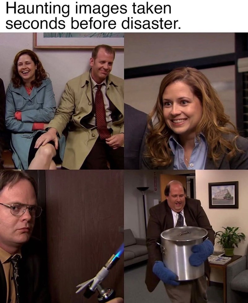 Haunting images taken seconds before disaster.