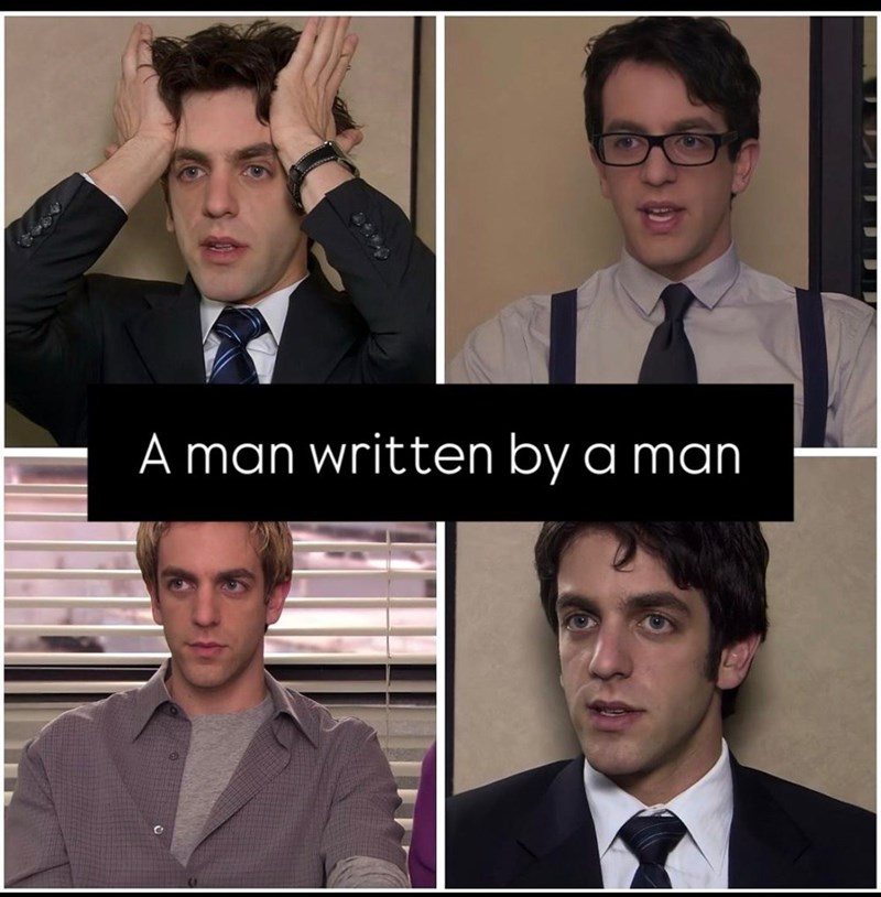 A man written by a man C