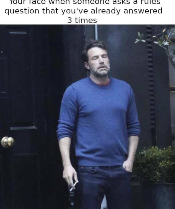 Your someone asks a question that you've already answered 3 times