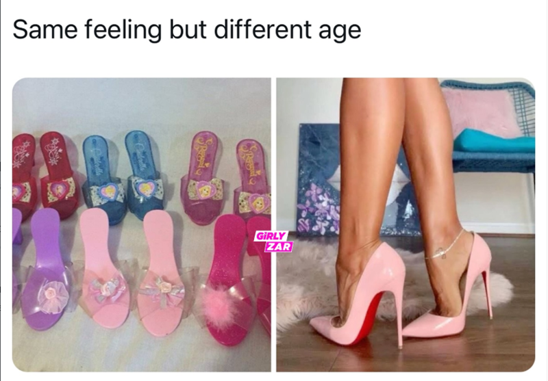 Same feeling but different age Repayed GIRLY ZAR