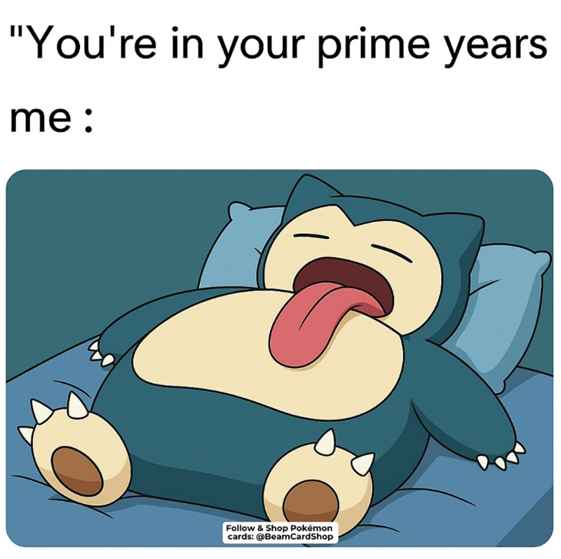 "You're in your prime years me: Follow & Shop Pokémon cards: @BeamCardShop