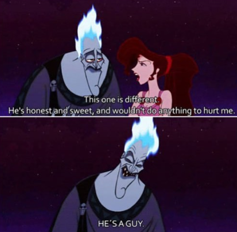 This one is different. He's honest and sweet, and wouldn't do anything to hurt me. HE'S A GUY.
