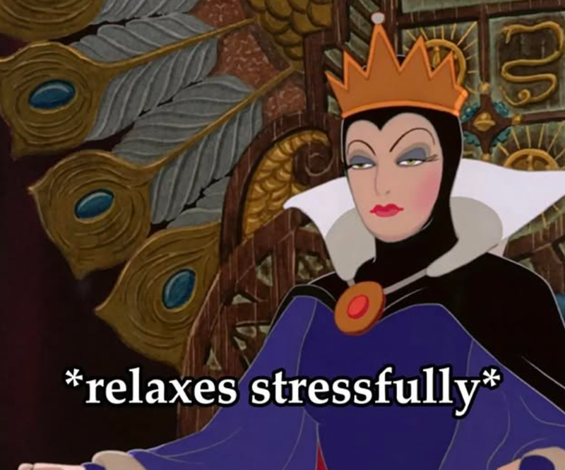 FU *relaxes stressfully*