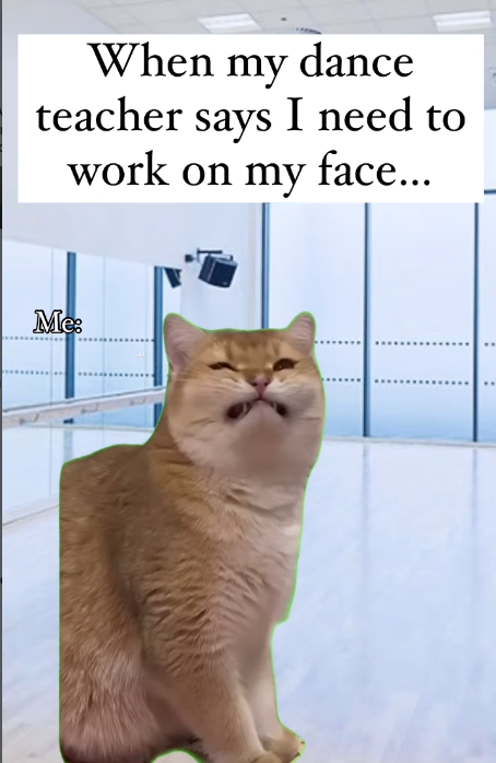 When my dance teacher says I need to work on my face... Me: .. ..
