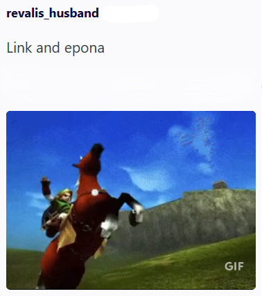 revalis_husband Link and epona GIF