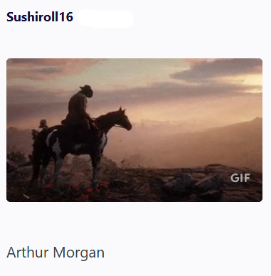 Sushiroll16 Arthur Morgan GIF