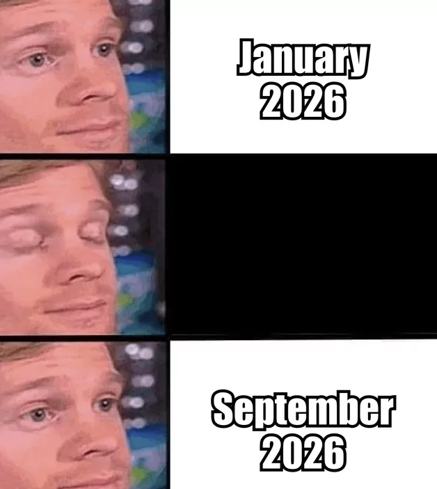 January 2026 September 2026