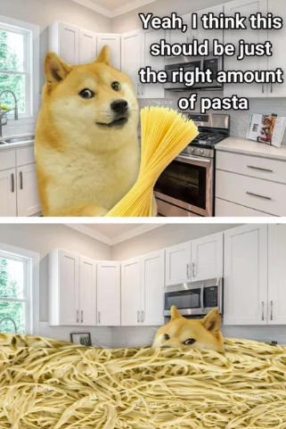Yeah, I think this should be just the right amount of pasta
