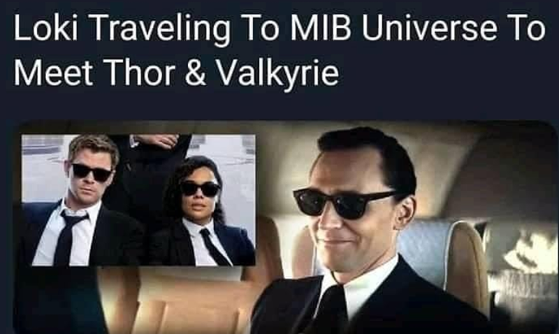 Loki Traveling To MIB Universe To Meet Thor & Valkyrie