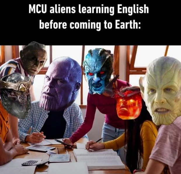 MCU aliens learning English before coming to Earth:
