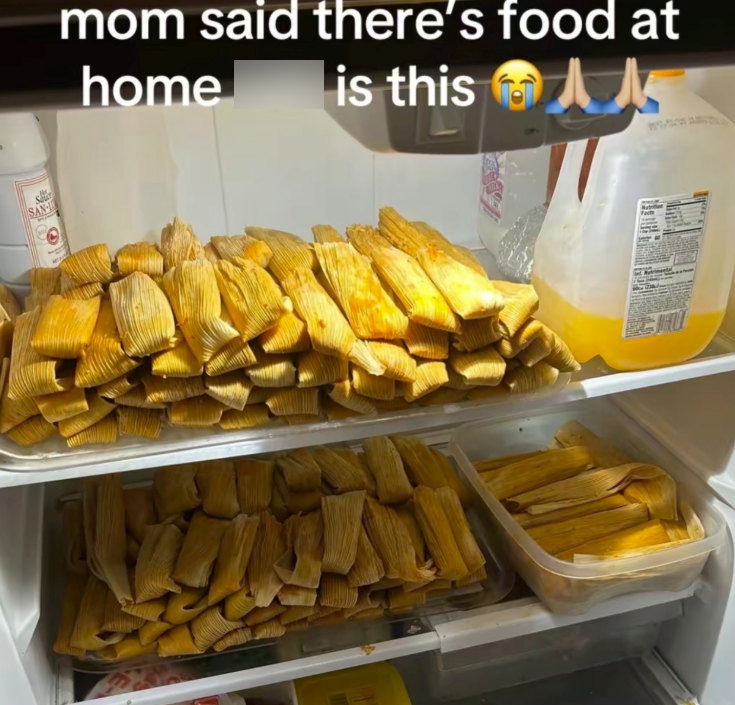SAN- mom said there's food at home L is this k