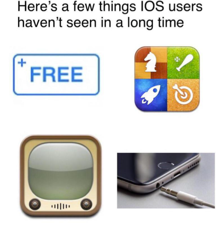 Here's a few things IOS users haven't seen in a long time. + FREE ||| ම
