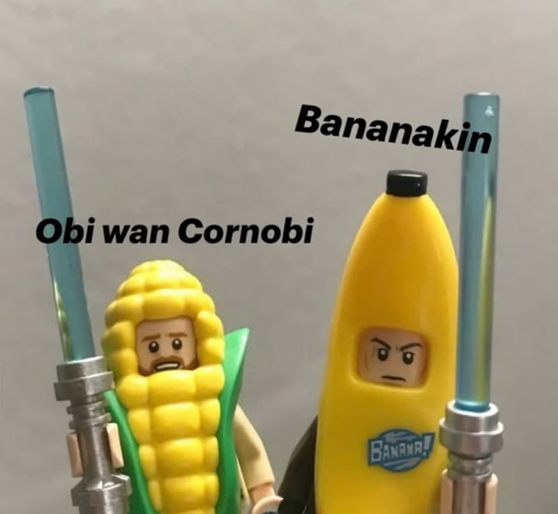 Bananakin Obi wan Cornobi BANANA