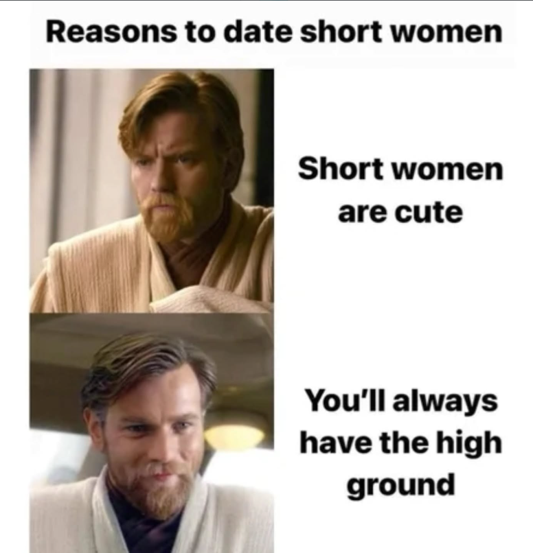 Reasons to date short women Short women are cute You'll always have the high ground