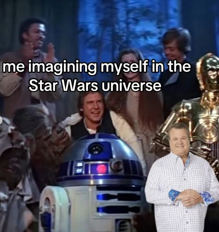 me imagining myself in the Star Wars universe
