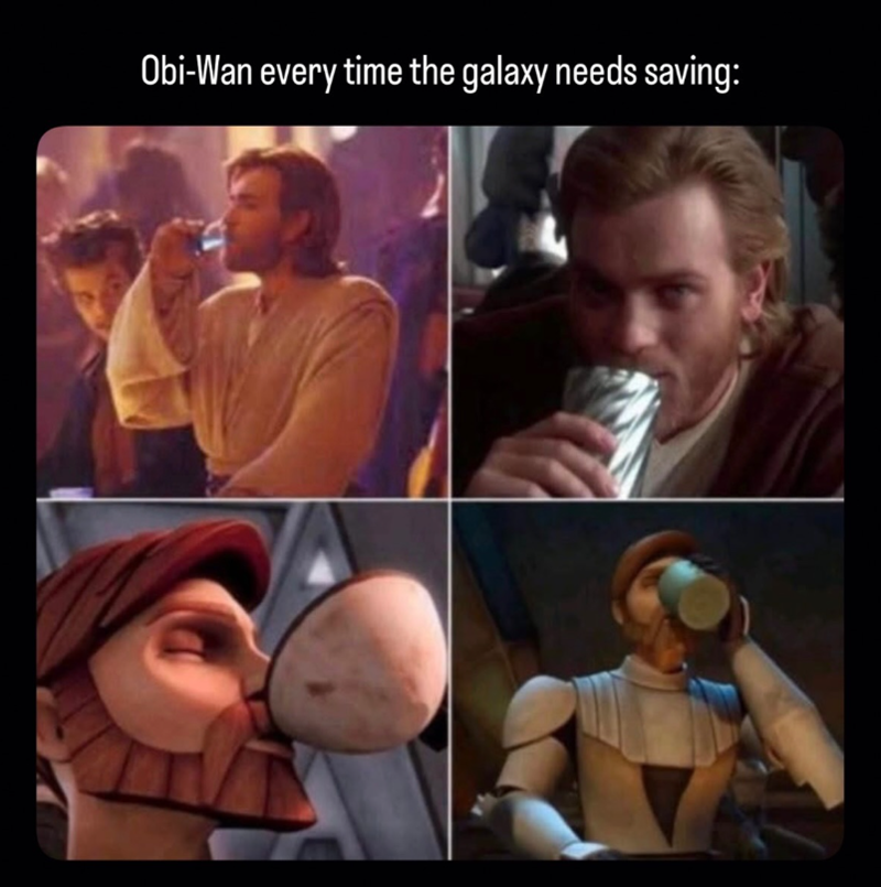 Obi-Wan every time the galaxy needs saving: