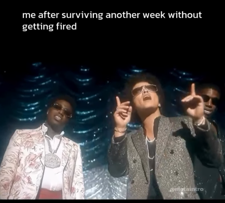 me after surviving another week without getting fired gtaintro