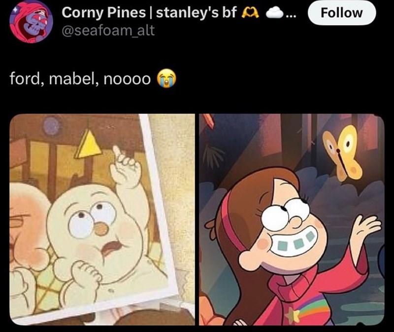 Corny Pines | stanley's bf @seafoam_alt ford, mabel, noooo Follow