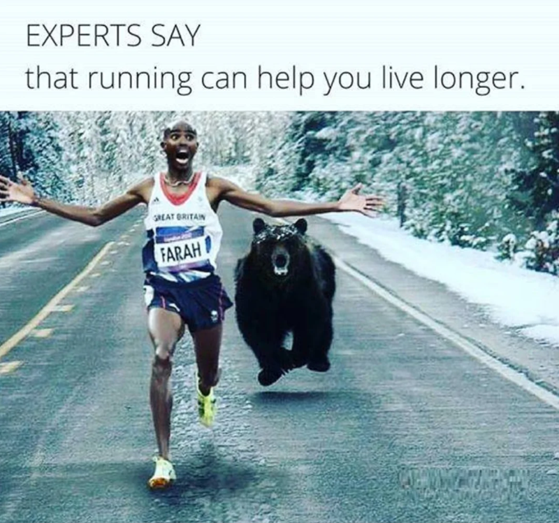 EXPERTS SAY that running can help you live longer. GREAT BRITAIN FARAH