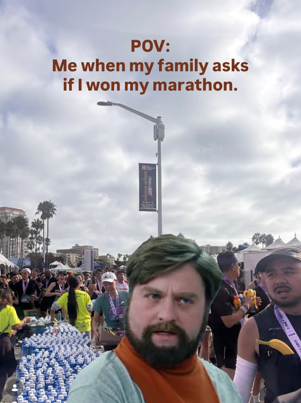 POV: Me when my family asks if I won my marathon. FO FORMILA DRIFT