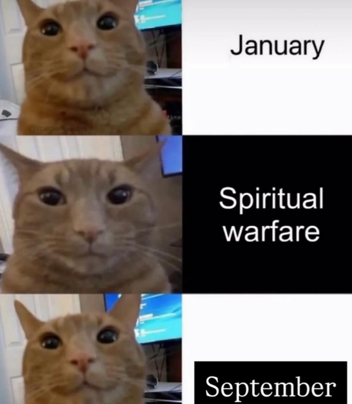 @mepw January Spiritual warfare September