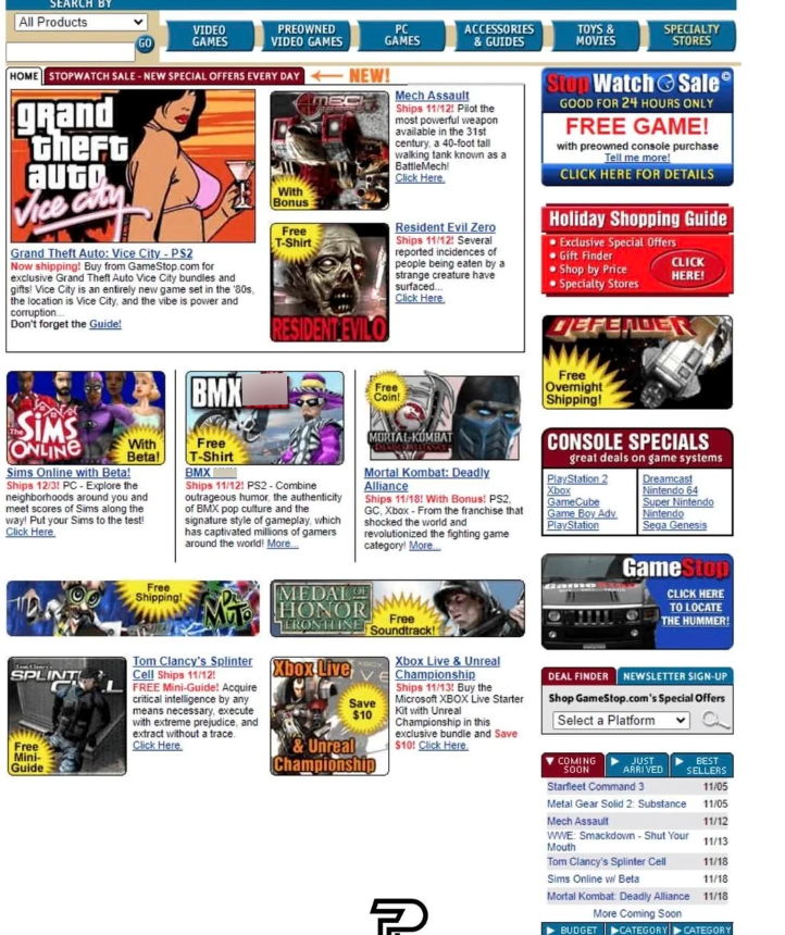 SEARCH BY All Products VIDEO GO GAMES PREOWNED VIDEO GAMES PC ACCESSORIES GAMES & GUIDES TOYS & MOVIES SPECIALTY STORES HOME STOPWATCH SALE - NEW SPECIAL OFFERS EVERY DAY NEW! grand Gheft auto Vice City Grand Theft Auto: Vice City - PS2 Now shipping! Buy from GameStop.com for exclusive Grand Theft Auto Vice City bundles and gifts! Vice City is an entirely new game set in the '80s, the location is Vice City, and the vibe is power and corruption... Don't forget the Guide! SIMS ONLINE With Beta! Si